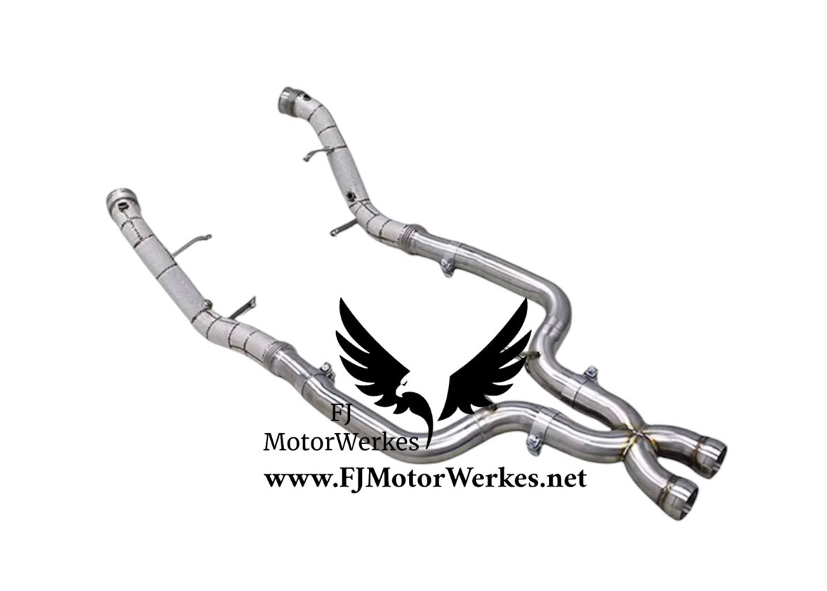 Mercedes-Benz S63 AMG Downpipe Catless Midpipe 5.5 BiTurbo 2014–2019