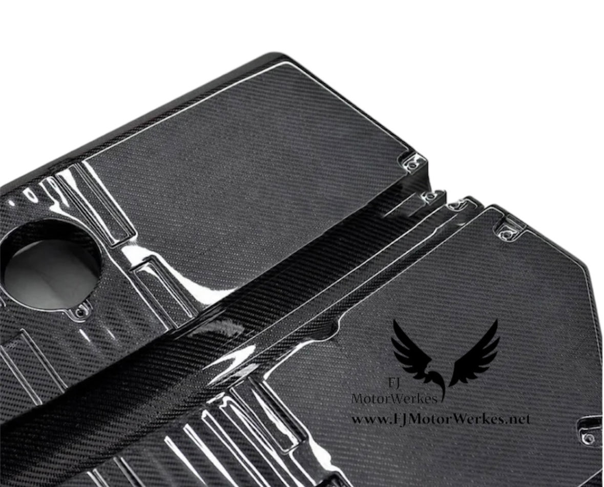 Bmw X3M X4M Intake kit inc Carbon Fibre Engine cover & Performance panel filters F97 F98