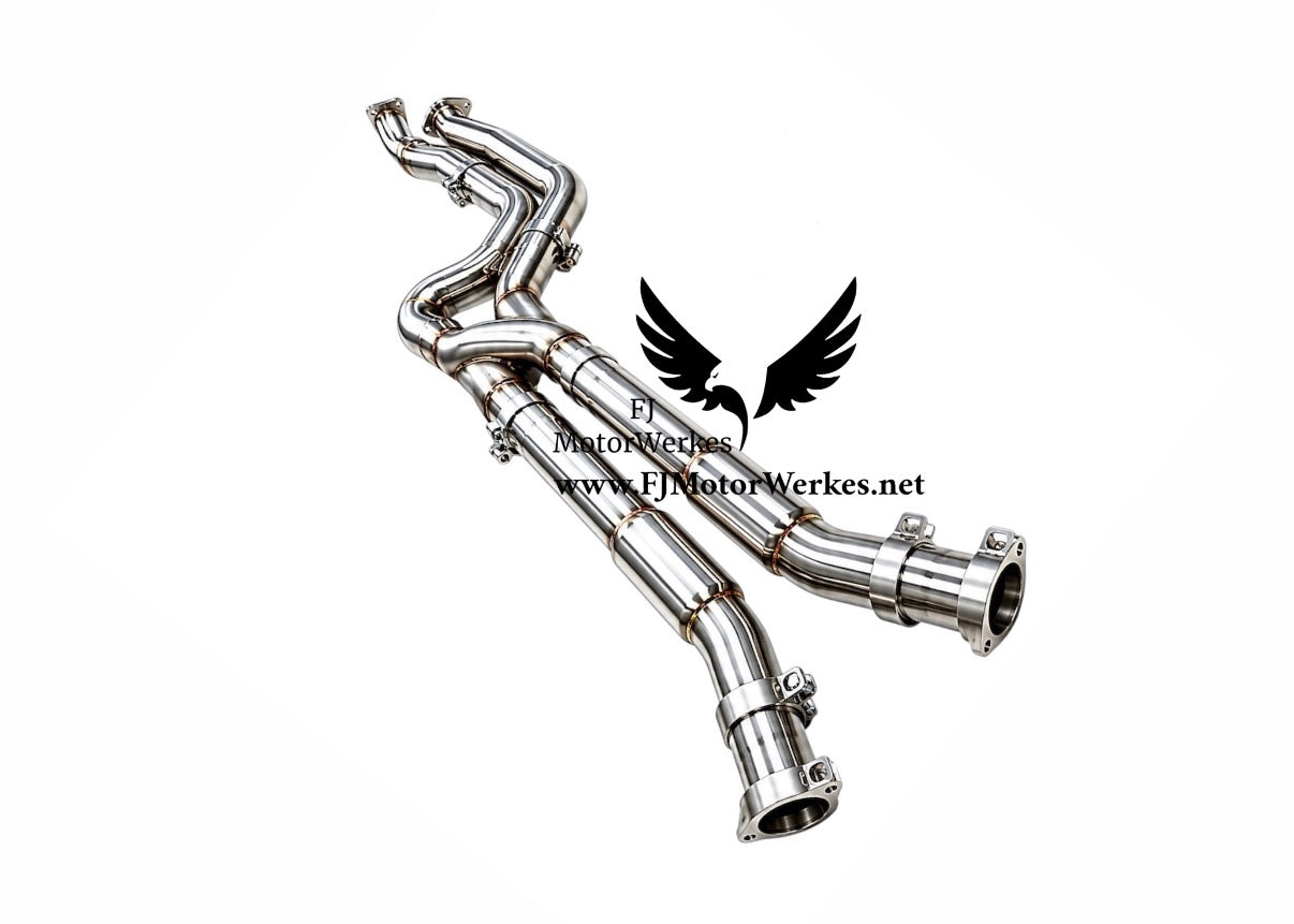 FJ MotorWerkes BMW X3M X4M LCI ONLY 2021+ - Equal Length Z Pipe Crossover Midpipe