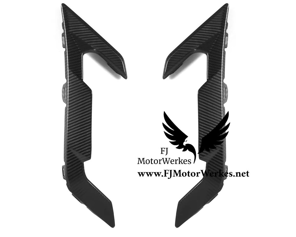 Bmw X6M F96 Carbon Fibre Rear Side Splats & Reflector Surround