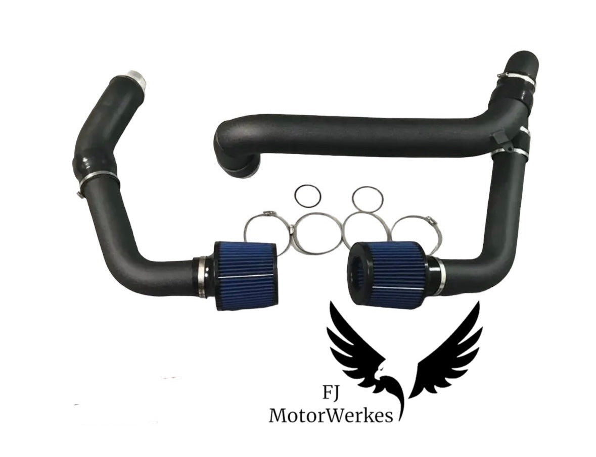 BMW M2 M3 M4 M5 M6 M8 X3M X4M X5M X6M B58 Front mount air intakes kit - Inc Rain covers