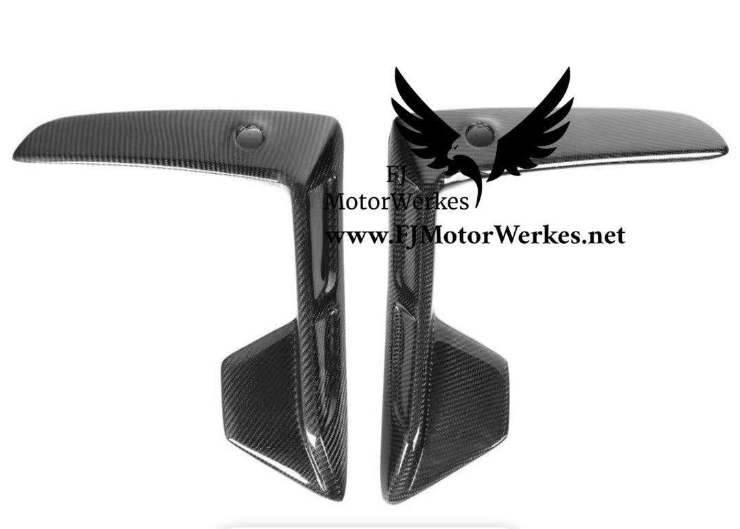 Bmw X5M F95 Pre Lci Front Carbon Fibre Canards