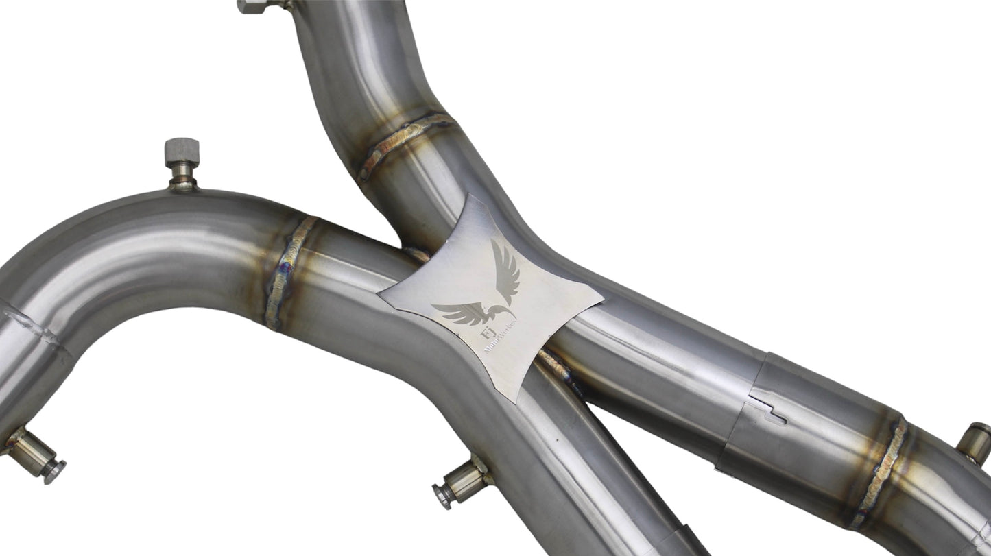 Bmw S58 M3 G80 G81 M4 G82 G83  Stainless Steel Equal Length Mid Pipe exhaust