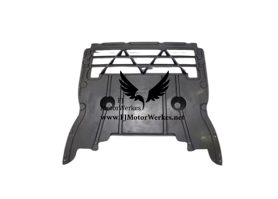 Bmw X5M X6M Dry Carbon Fibre Oil Cooler Under-tray guard protector