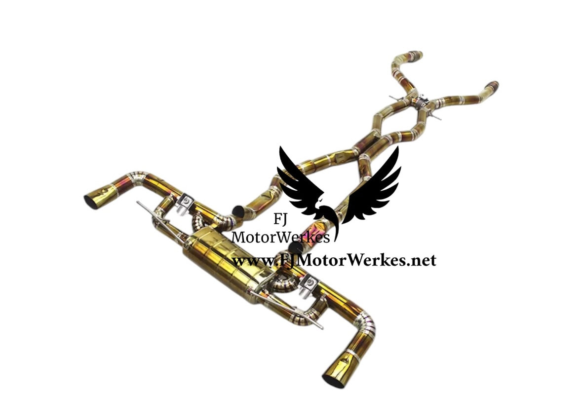 Mercedes-Benz GLE63 AMG W167 Titanium Full Catback Exhaust System 4.0T 2020–2023