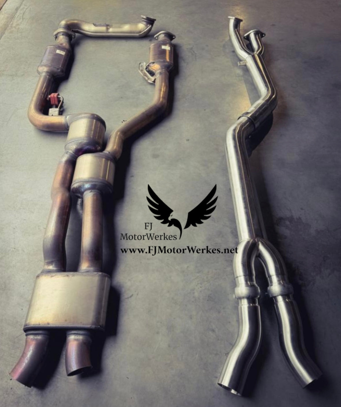 Bmw X3M Comp X4M Comp LCI 3.5” Stainless Steel Single Midpipe exhaust