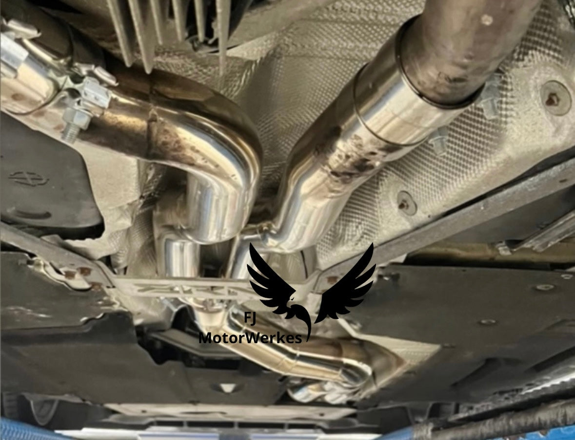Bmw M2C M2 F87 COMP Single Midpipe catback Exhaust stainless steel S55