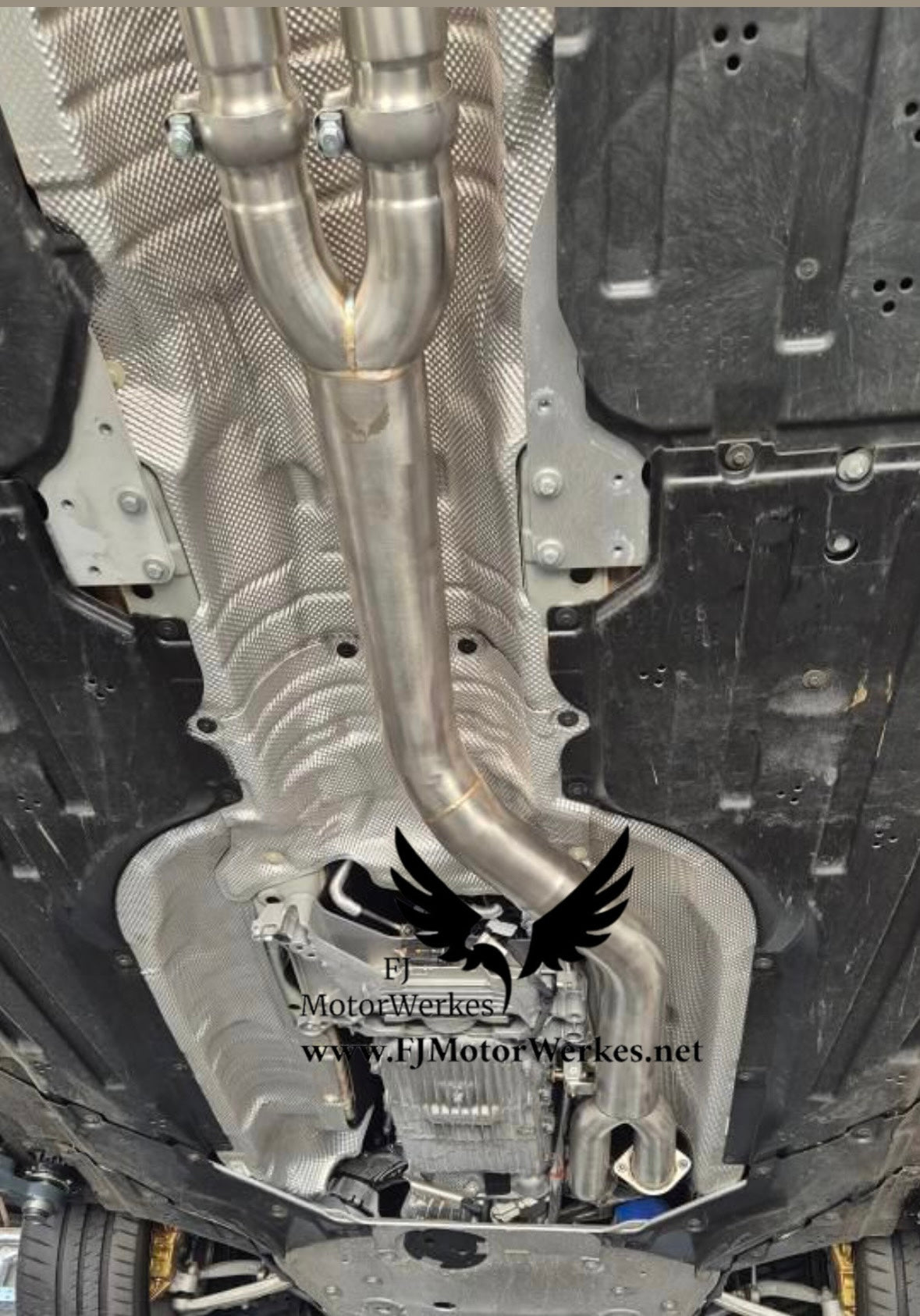 Bmw X3M Comp X4M Comp LCI 3.5” Stainless Steel Single Midpipe exhaust