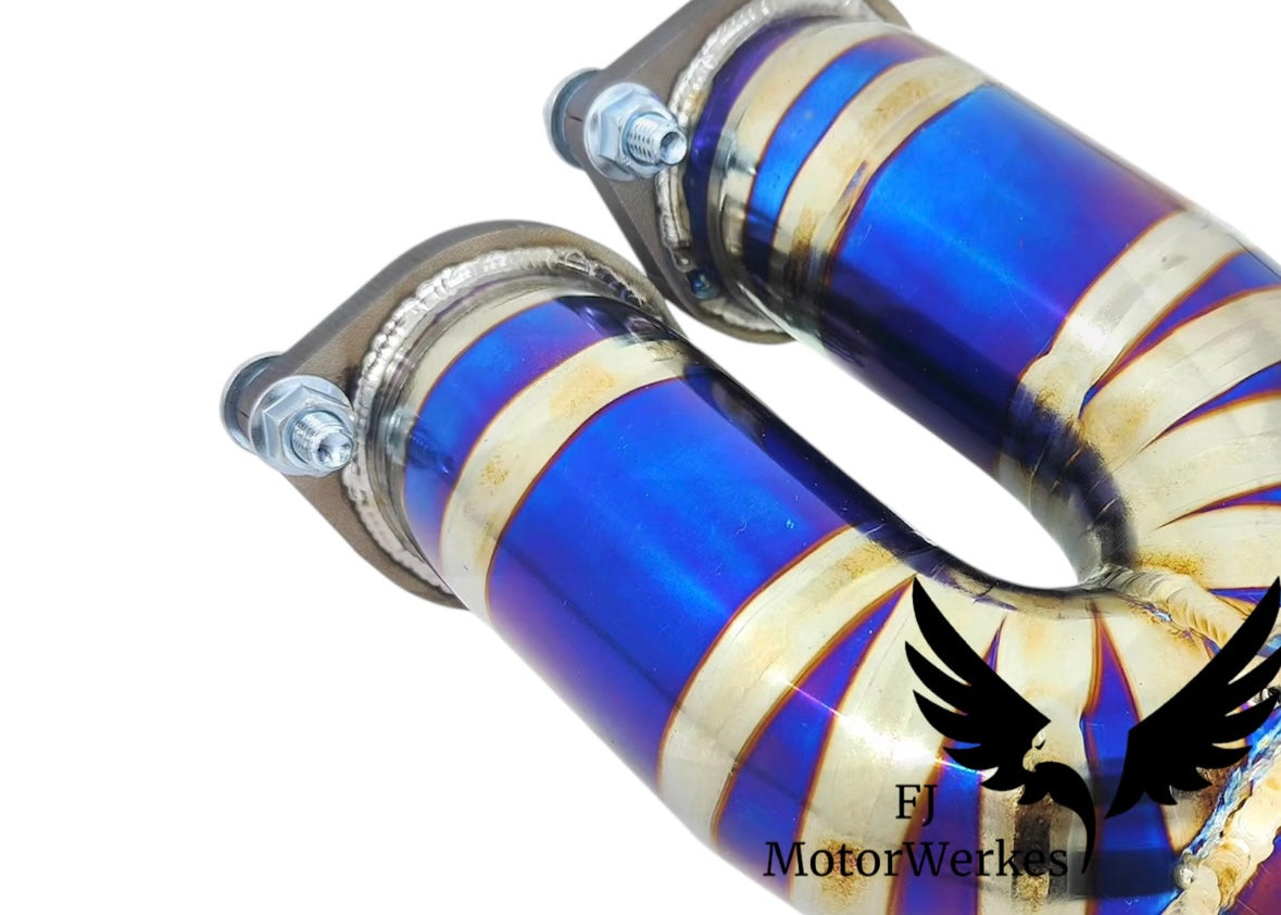 Bmw M3 F80 M4 F82 F83 S55 Titanium Single Midpipe