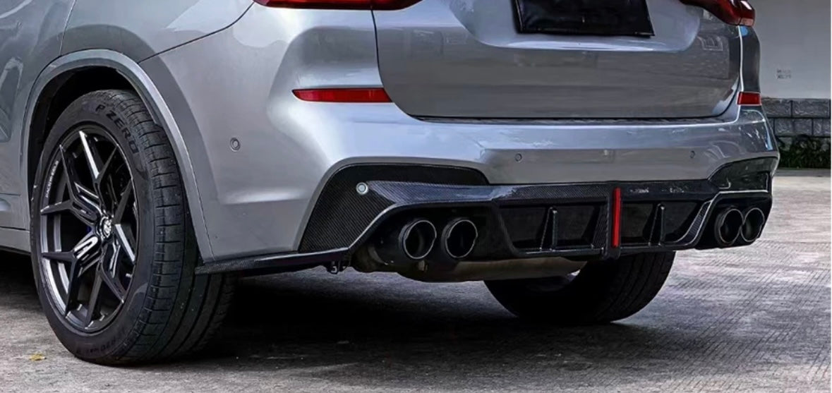 Bmw X3M X4M Vader F1 rear Carbon diffuser - 2 Styles 2019-2024