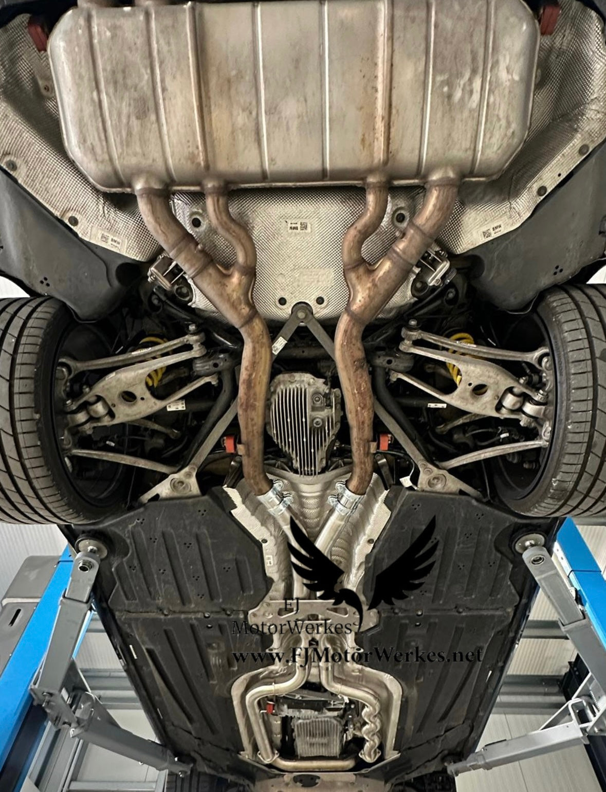 Bmw S58 M3 G80 G81 M4 G82 G83  Stainless Steel Equal Length Mid Pipe exhaust