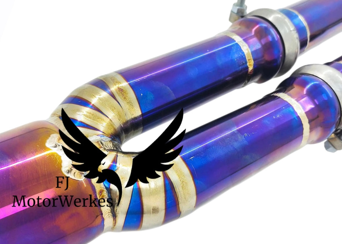 Bmw M3 F80 M4 F82 F83 S55 Titanium Single Midpipe
