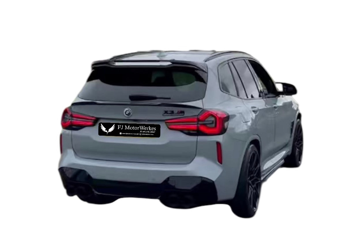 FJ MotorWerkes BMW X3M / X4M Starter Pack - Exhaust tips, Diff bolt kit, Single midpipe, Opf coding + Carbon fuel cap (Free)