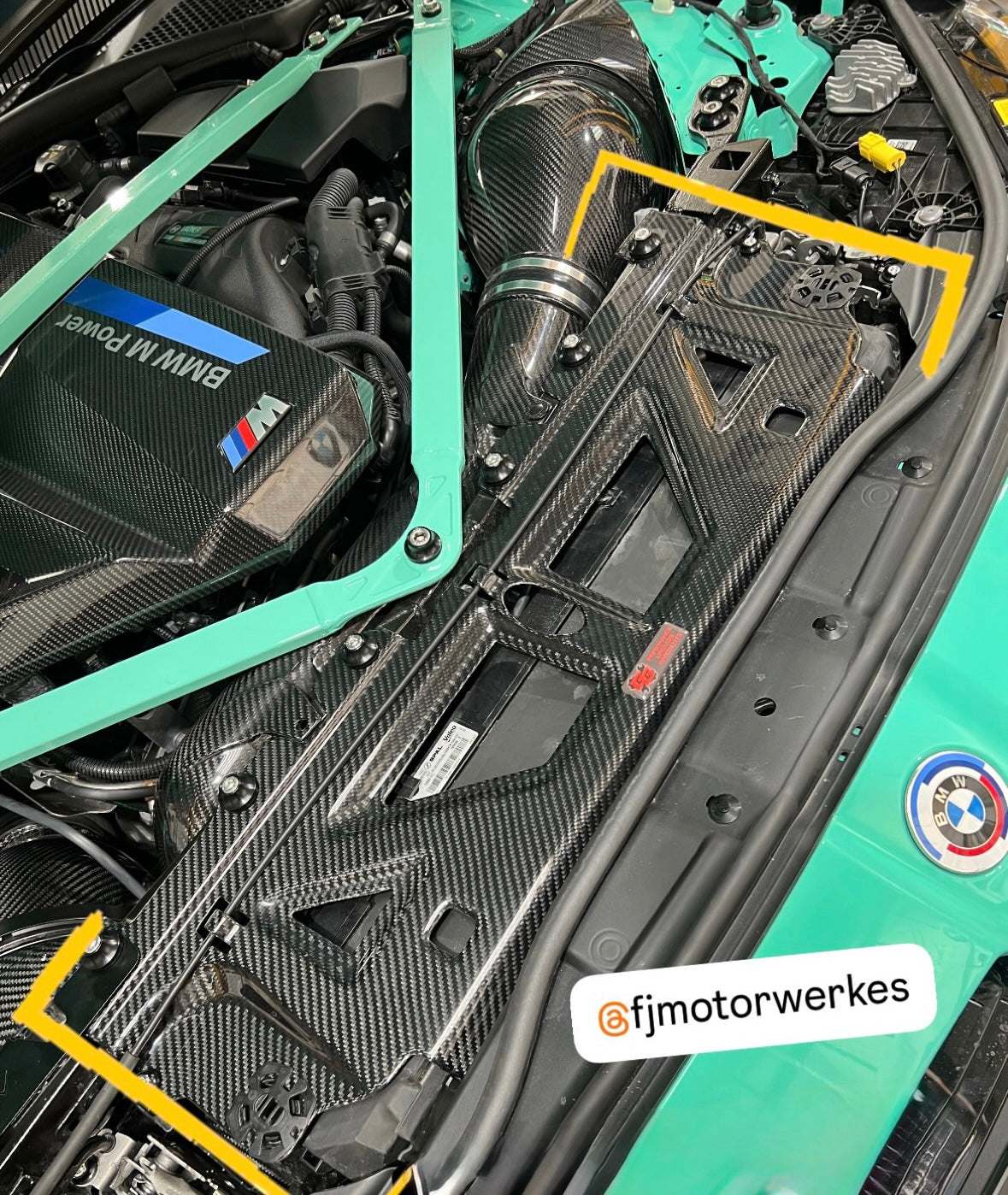 BMW M2 M3 M4 G8X Carbon Fibre Front Slam Panel Cover