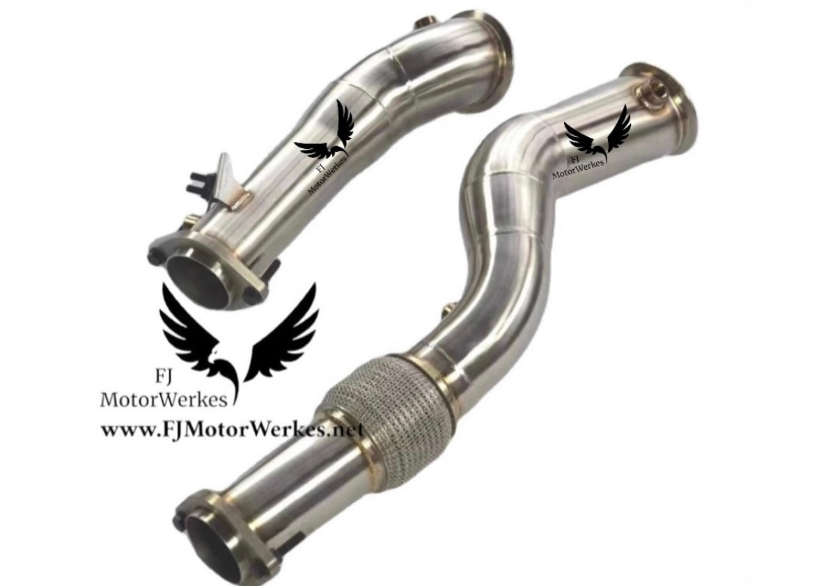 Bmw X3M X4M LCI EURO OPF MODELS DOWNPIPES DECAT STAINLESS STEEL