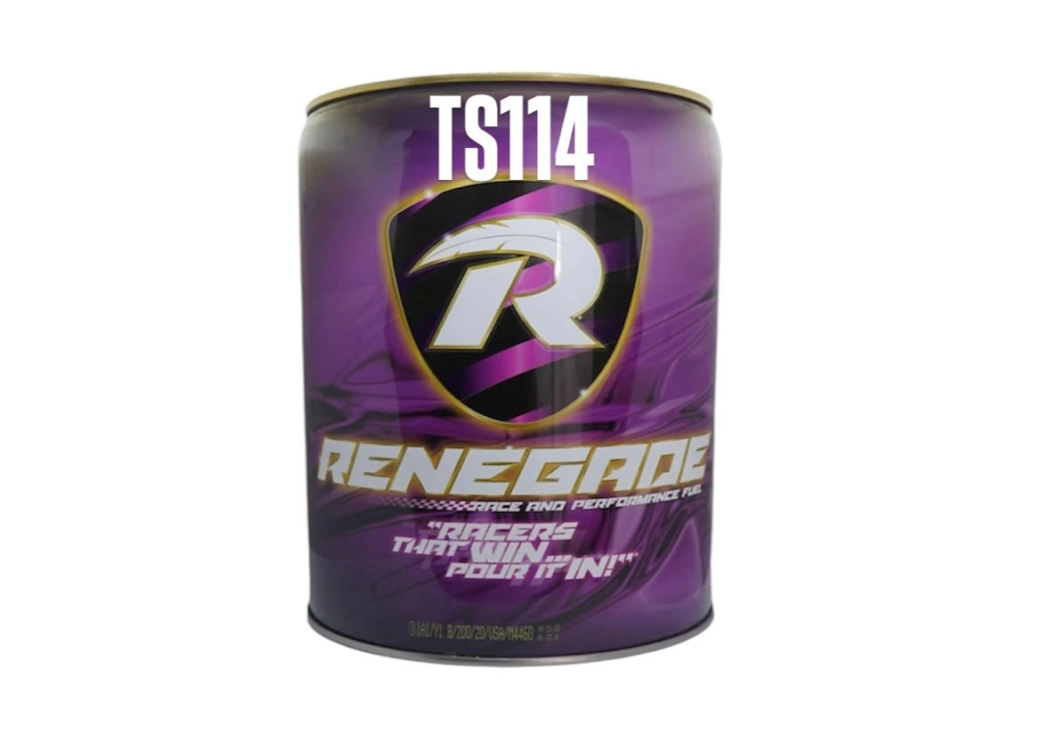 Renegade TS114 – High-Octane Oxygenated Unleaded Race Fuel