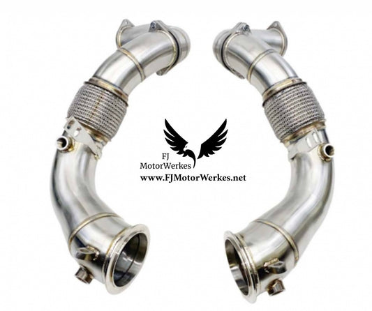 Bmw X5 M50i X6 M50i Decat Downpipe primary & secondary delete catless 2021 - 2023