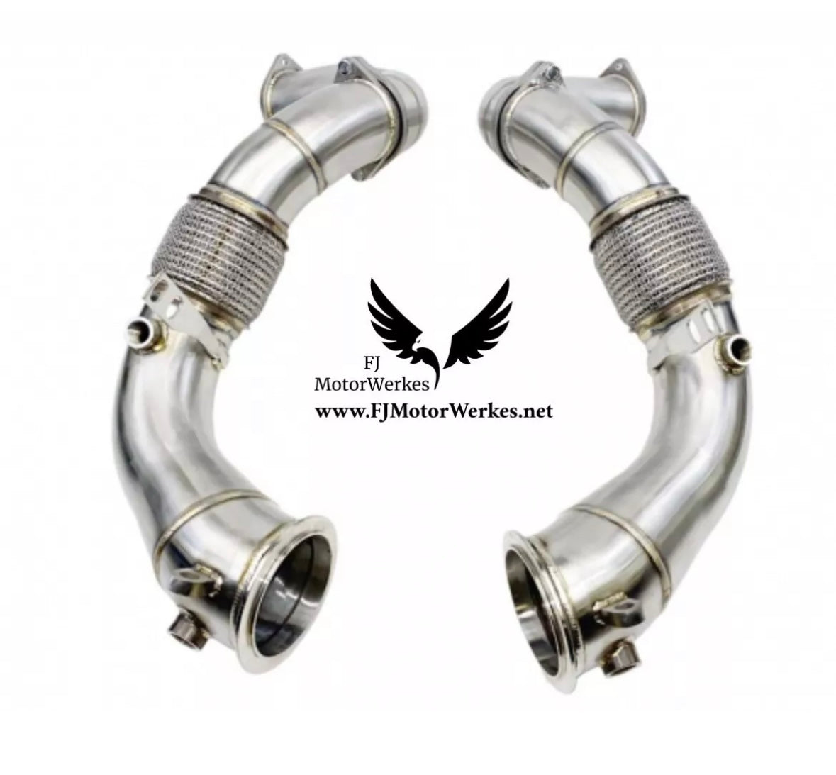 Bmw M5 G90 G99 Decat Downpipes Primary & Secondary Catless