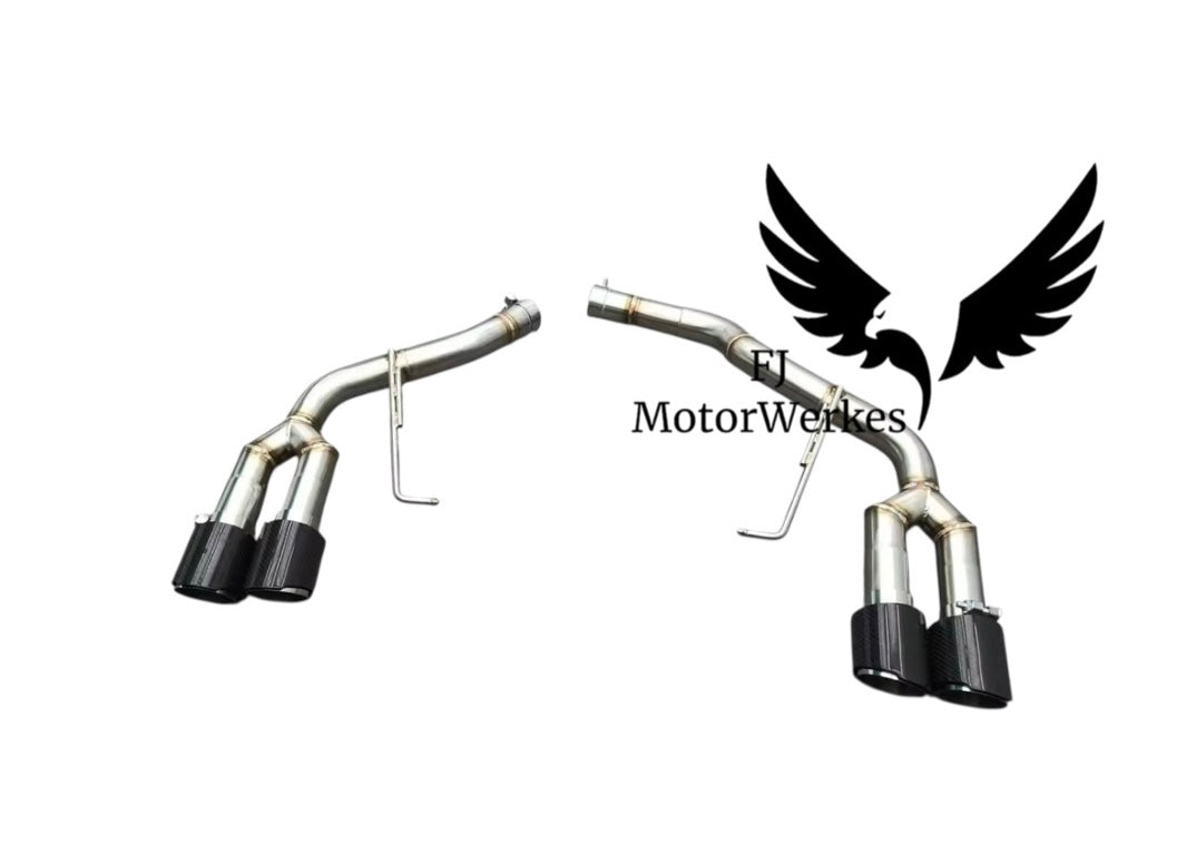 Porsche Macan S - Turbo - GTS 2.0T muffler delete slip on exhaust 2018+