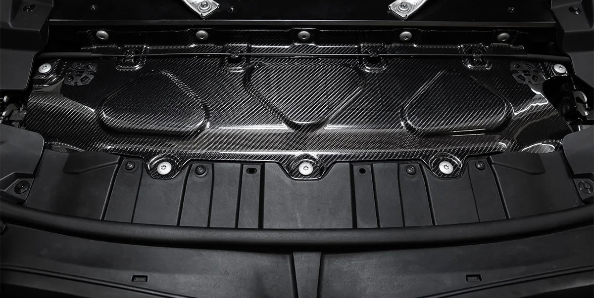 Bmw X5M X6M F95 F96 XM G09 Carbon Fibre Slam Panel Cover Cooling Shroud