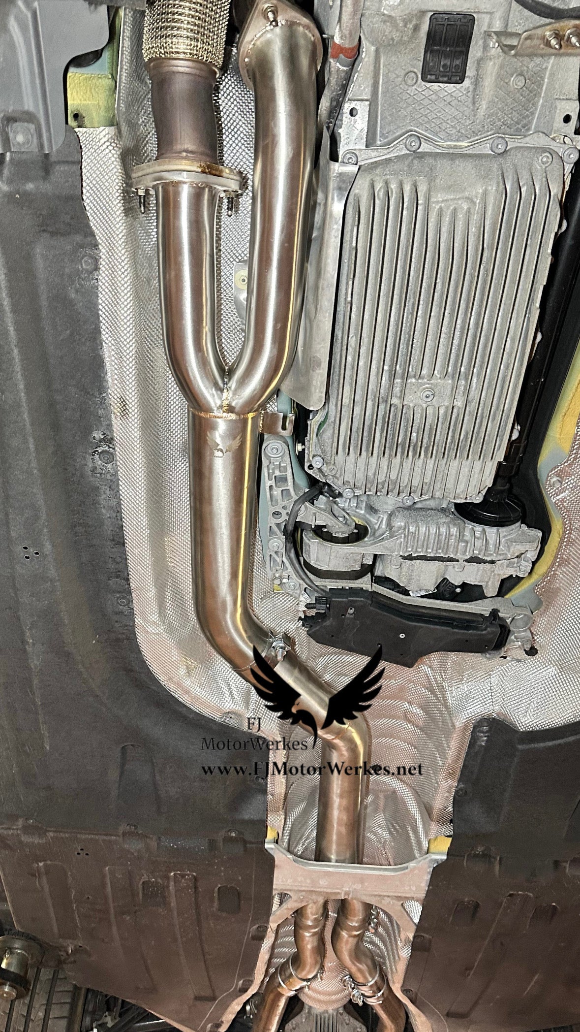 Bmw X3M Comp X4M Comp LCI 3.5” Stainless Steel Single Midpipe exhaust