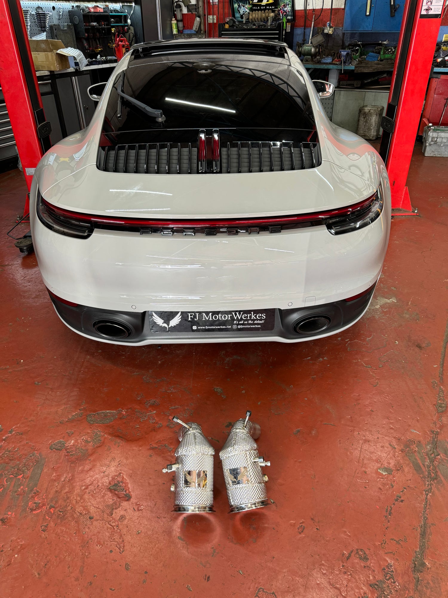 Porsche Decat downpipes