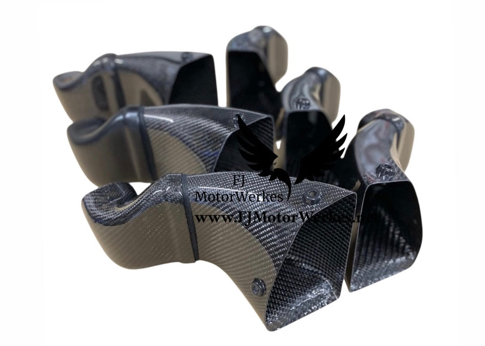 FJ MotorWerkes BMW M2 M3 M4 Air Duct Intake Grill Scoops Carbon Fibre or Poly (G80 G81 G82 G83 G87)
