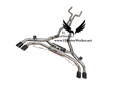 Bmw X5M X6M F95 F96 Full Catback exhaust system Pre Lci + Lci