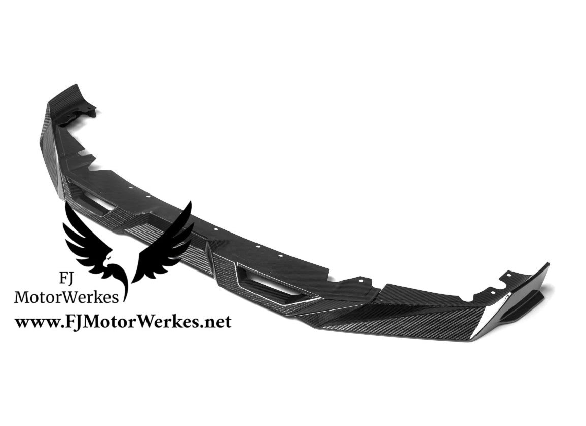 Bmw X5M F95 LCI Front Carbon Fibre Sq Style Splitter 2023+
