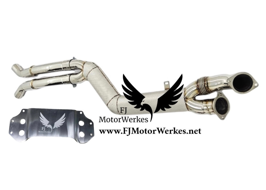 BMW M3/M4 4” SINGLE MIDPIPE – HIGH FLOW STAINLESS STEEL | G80 G81 G82 G83
By FJ MotorWerkes – Engineered for Performance