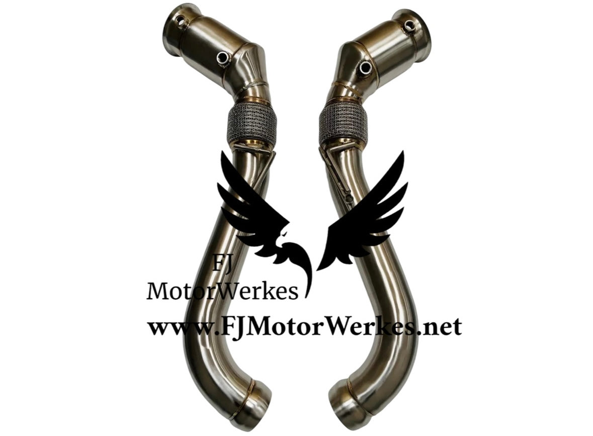 Mclaren 540c 570s 570gt 600lt Decat downpipes stainless steel