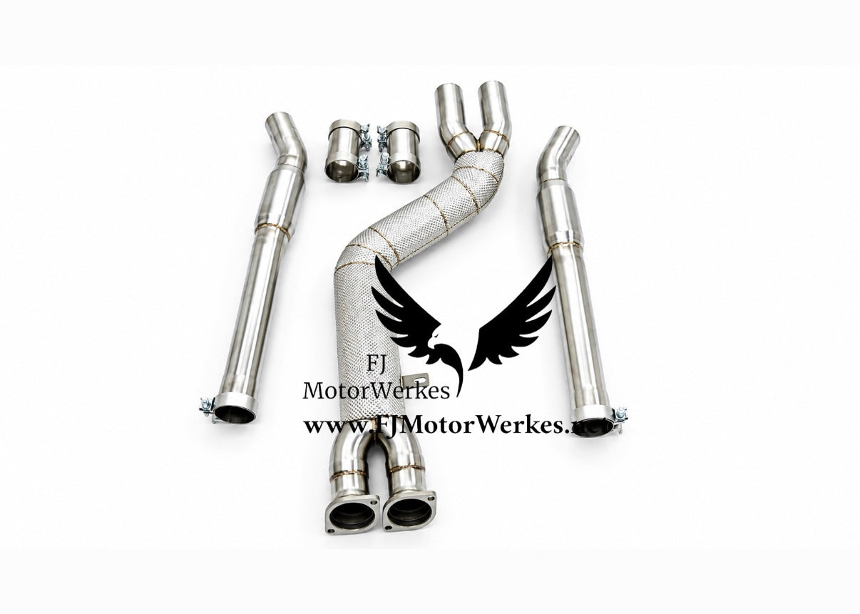 Bmw X3M X4M 2019+ Models only - HIGHFLOW 4” Single Midpipe Stainless Steel