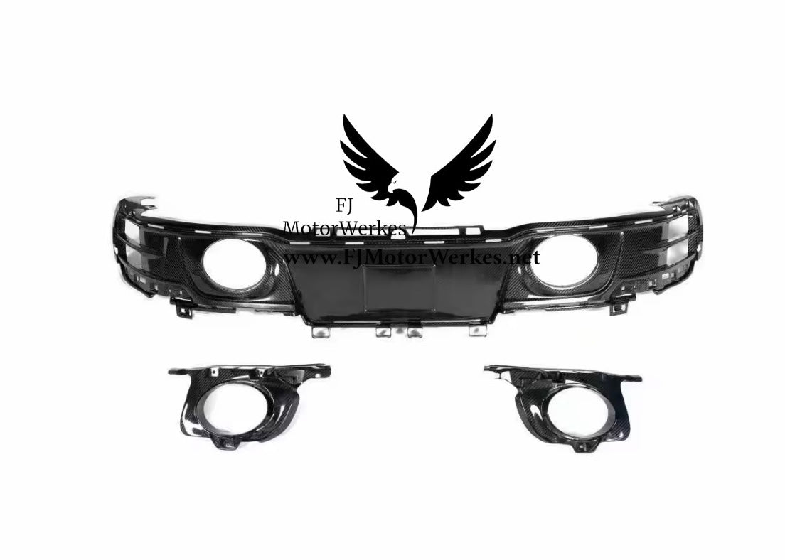 Porsche 911 (992) Carrera, Carrera S, Carrera 4, 4S, Targa & GTS Carbon Fibre OEM-Style Rear Diffuser
