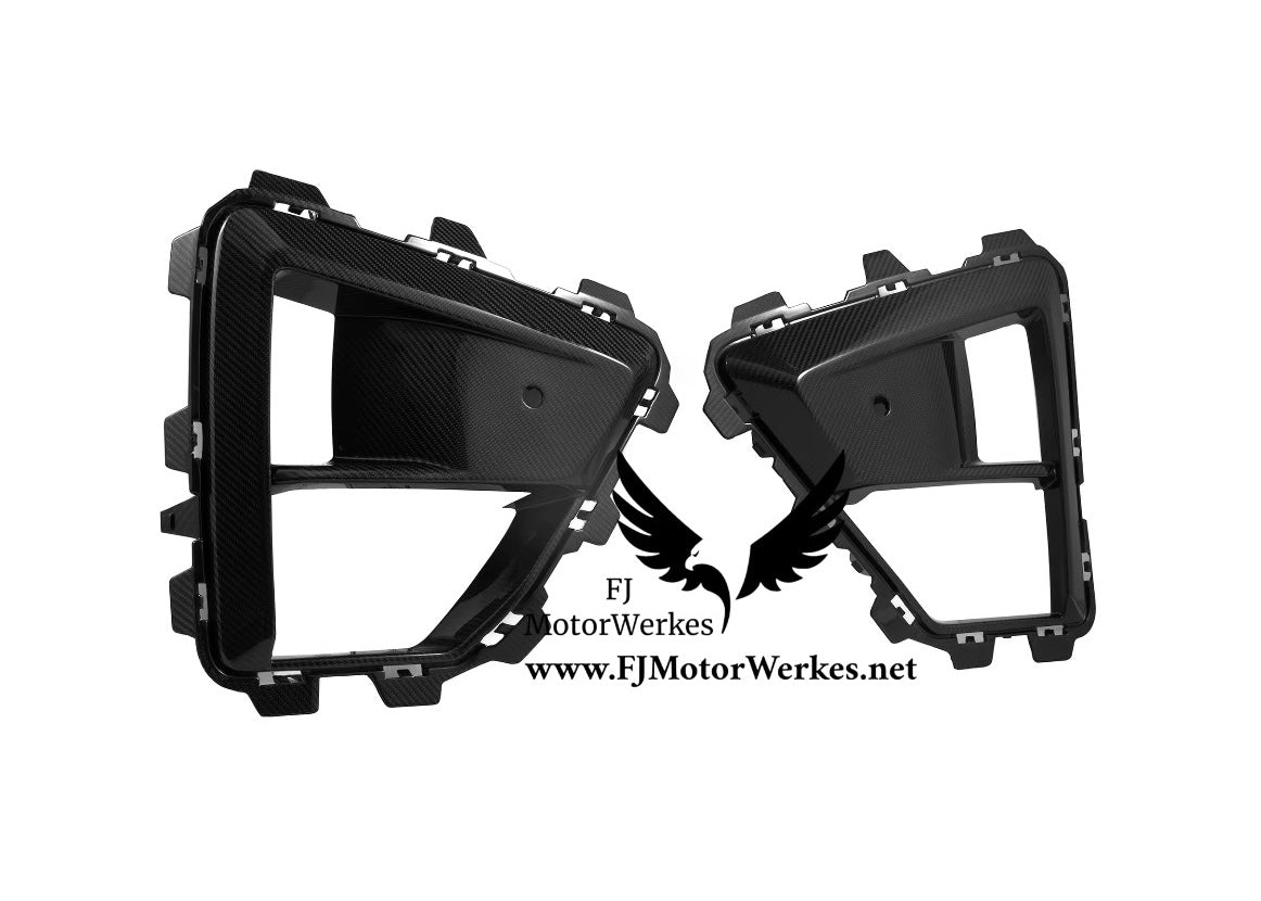 Bmw X5M X6M LCI 2023+ Front Bumper Carbon Fibre Air Ducts intake