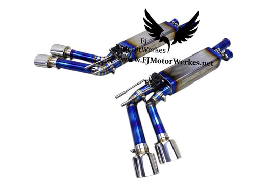 Mercedes-Benz G63 AMG Titanium Catback Mufflers (W464) 4.0 L BiTurbo 2019–2023 - Slash cut tips