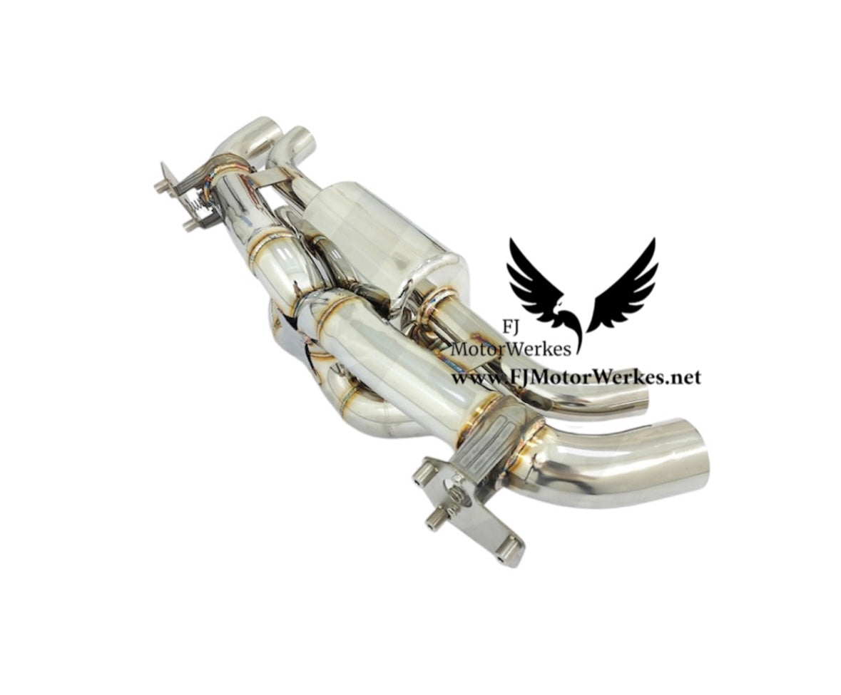 Porsche 911 992 carrera S Targa S 4S stainless steel valved Catback performance muffler exhaust system 2019+