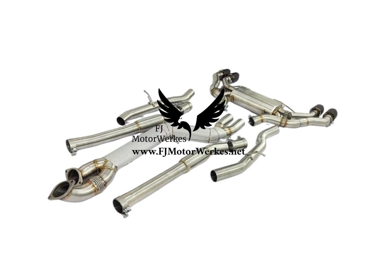 Bmw X3M X4M Exclusive 4 inch Performance Valved CatBack Exhaust System - 2020+ LCI MODELS