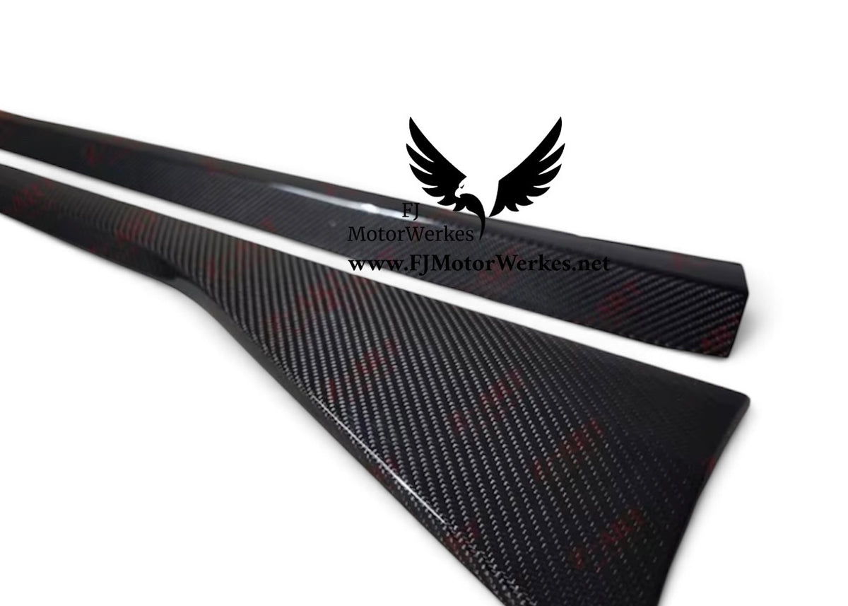 Bmw M5 G90 G99 Full Carbon Fibre Kit M Performance Style - Splitter, Side Skirts & Diffuser