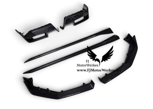 Bmw M5 G90 G99 Full Carbon Fibre Kit M Performance Style - Splitter, Side Skirts & Diffuser