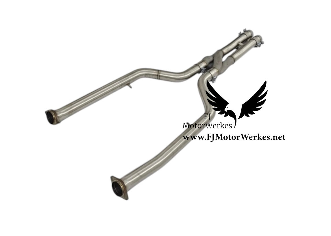 FJ MotorWerkes BMW X5M X6M Lci + pre lci - Equal Length Z Pipe Crossover Midpipe