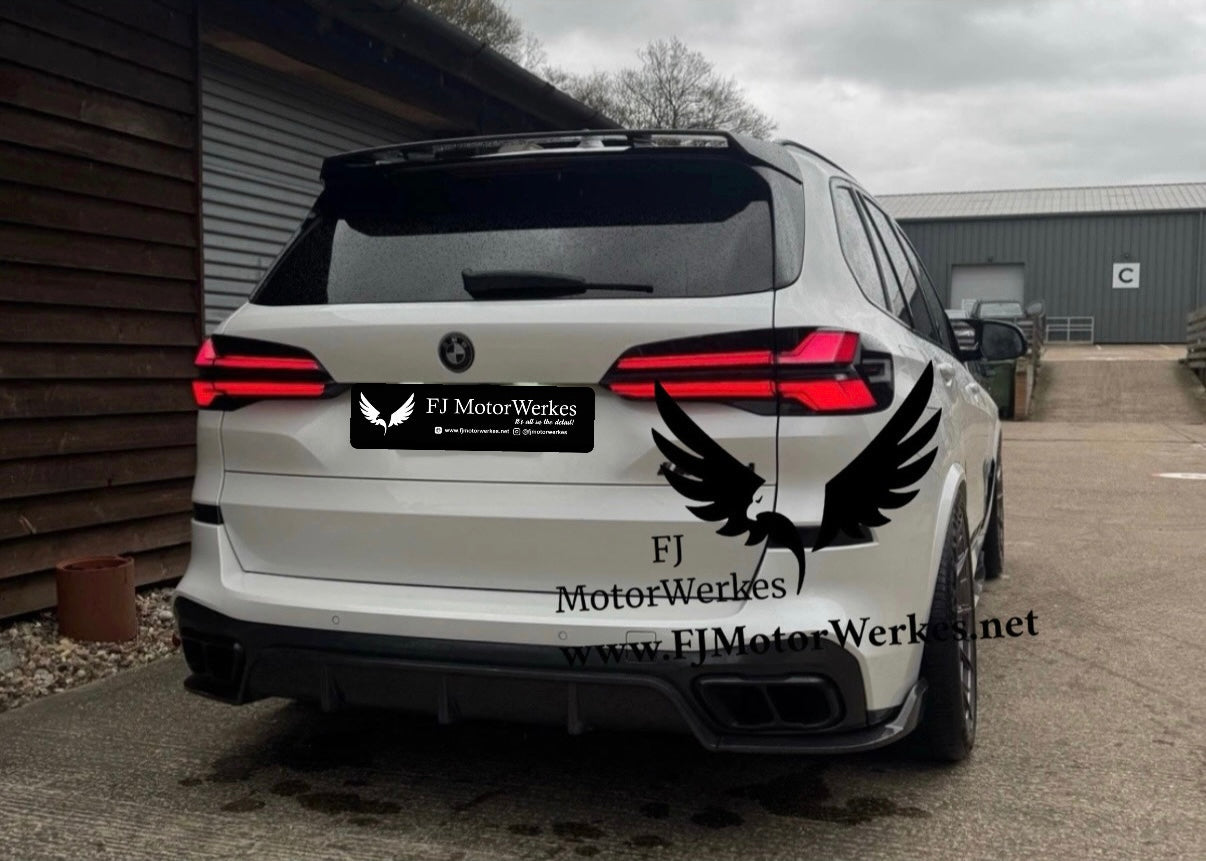 Bmw X5 X5M G01 F95 Lci Iced White Rear Taillights Plug & Play Rear Lights Set