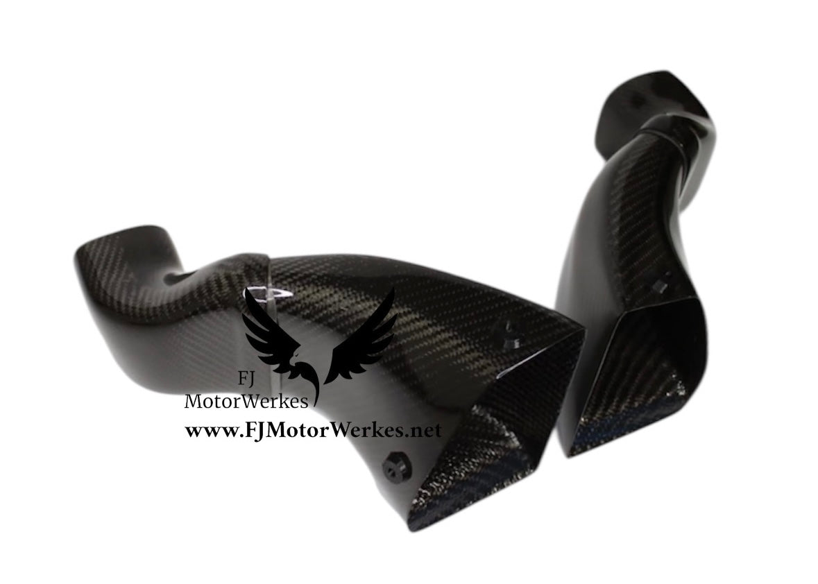 FJ MotorWerkes BMW M3 M4 Air Duct Intake Grill Scoops Carbon Fibre or Poly (G80 G81 G82 G83)