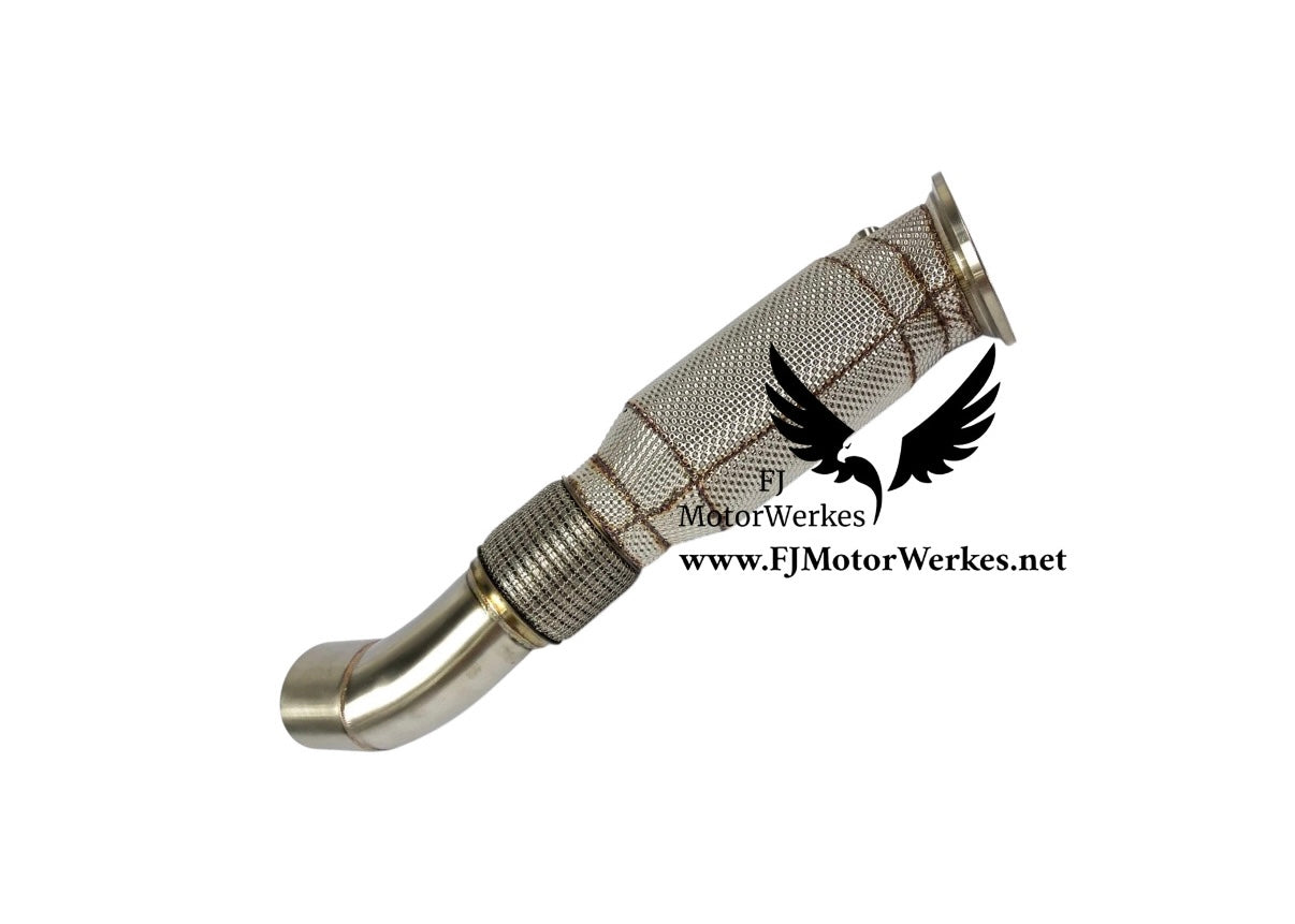 Bmw B58 M140i M240i M340i 440i & XDRIVE 540I 640I 740I 840i Z4 X7 X3 X4 m40i Sports Cat 200 Cell Downpipe Heatshielded 2015+