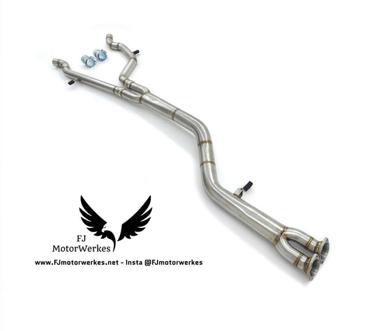 Bmw M3 M4 inc COMP Single Midpipe Catback Exhaust stainless steel F80 F82 F83