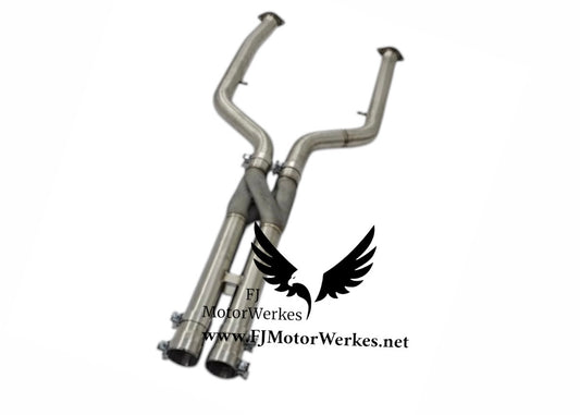 FJ MotorWerkes BMW X5M X6M Lci + pre lci - Equal Length Z Pipe Crossover Midpipe