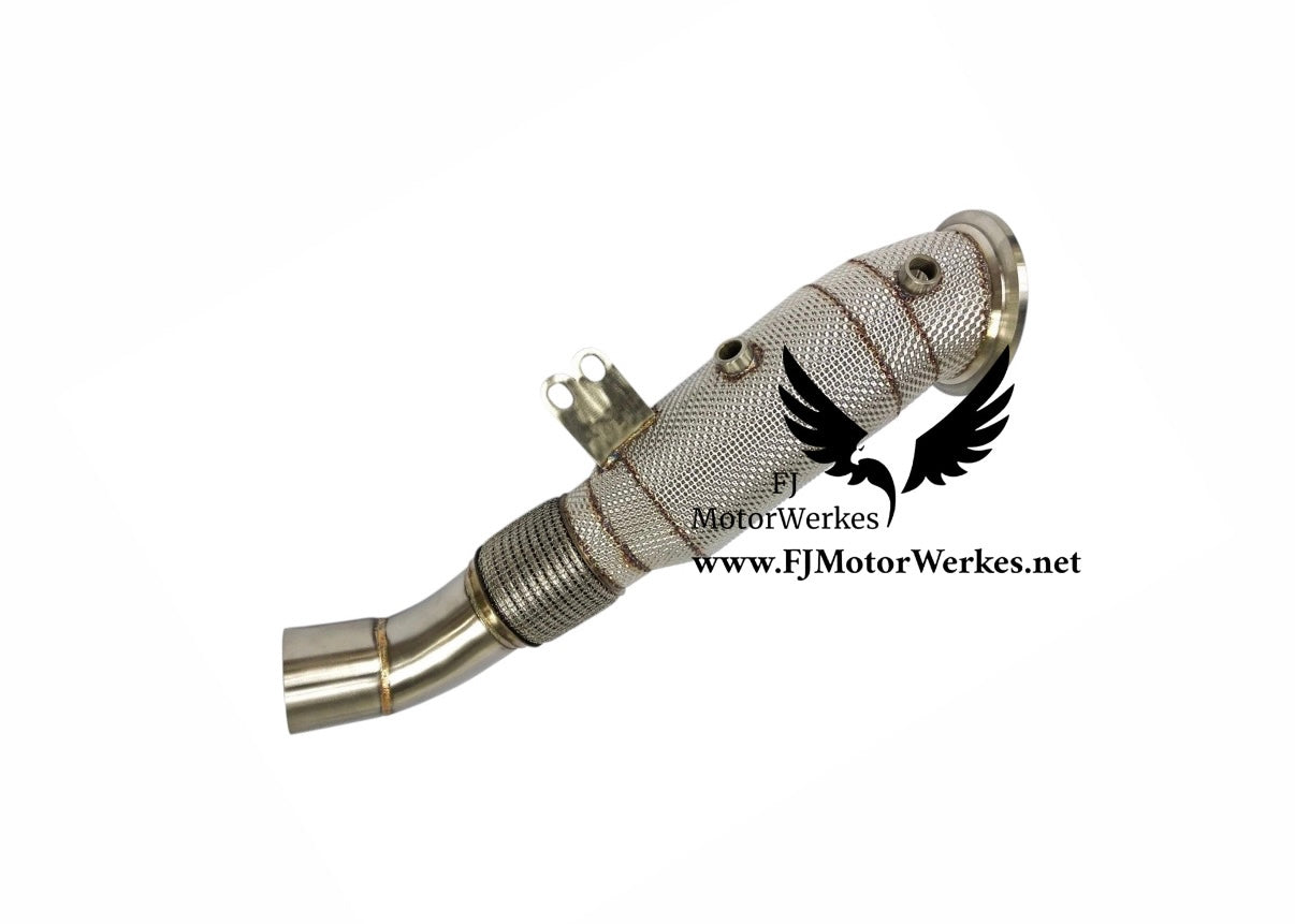 Bmw B58 M140i M240i M340i 440i & XDRIVE 540I 640I 740I 840i Z4 X7 X3 X4 m40i Sports Cat 200 Cell Downpipe Heatshielded 2015+