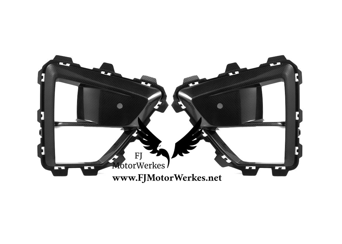 Bmw X5M X6M LCI 2023+ Front Bumper Carbon Fibre Air Ducts intake