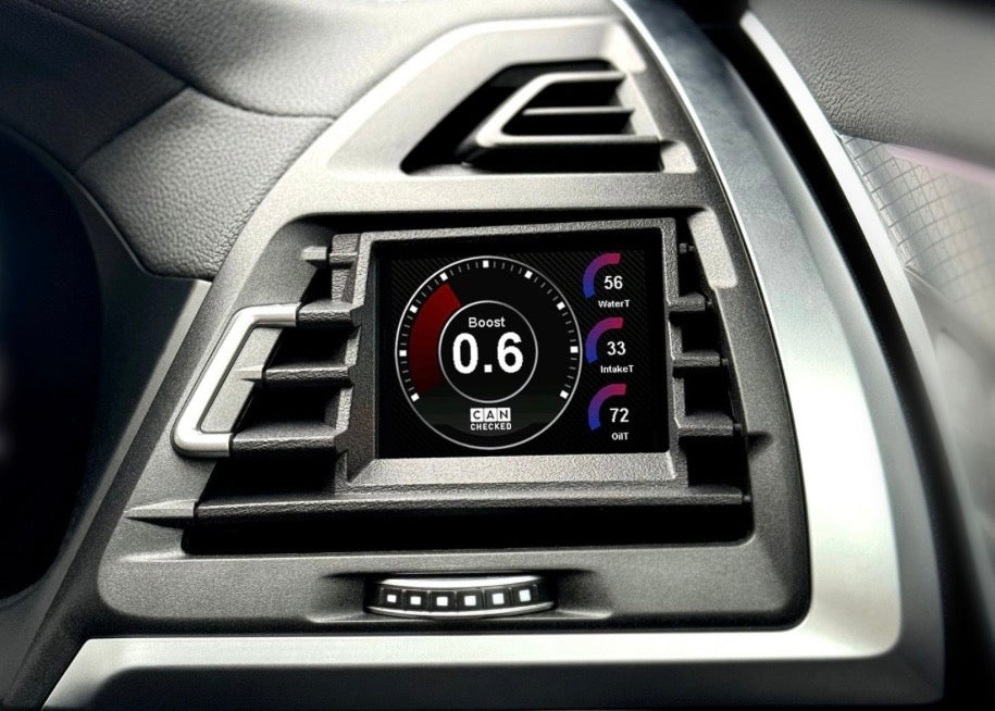 BMW X3M X4M Canchecked data display air vent gauge Rhd or Lhd MFD28 Gen2 G01 G02 F97 F98