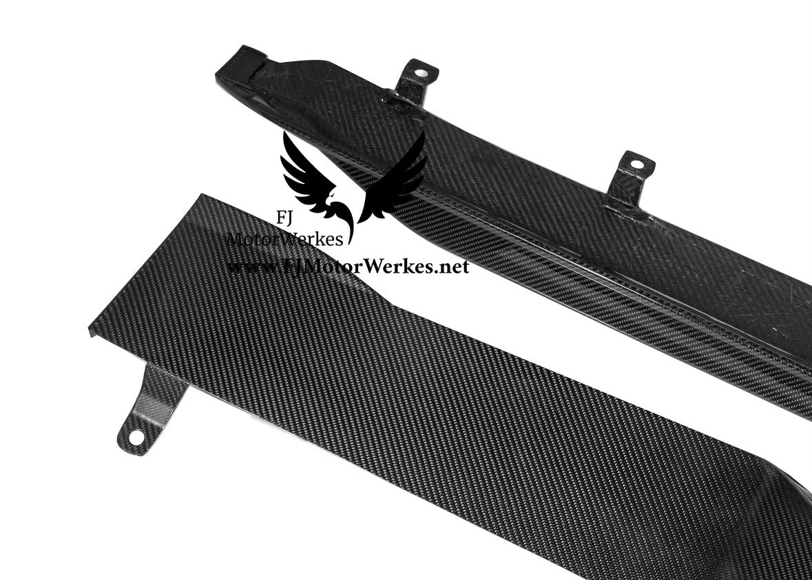 Bmw X5M F95 LCI 2023+ Carbon Fibre Side Skirt Extensions