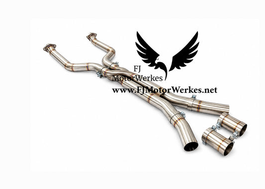 FJ MotorWerkes BMW M5 G90 G99 - 3D Printed Z Pipe Midpipe Exhaust